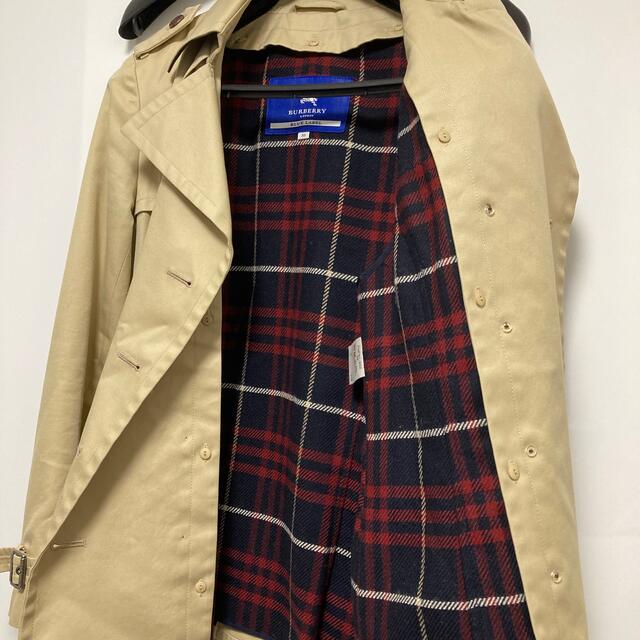 BURBERRY BLUE LABEL(バーバリーブルーレーベル)のバーバリーブルーレーベル　トレンチハーフコート レディースのジャケット/アウター(トレンチコート)の商品写真