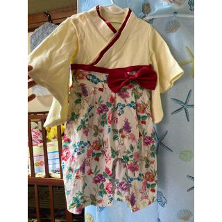 袴ロンパース 70cm(和服/着物)