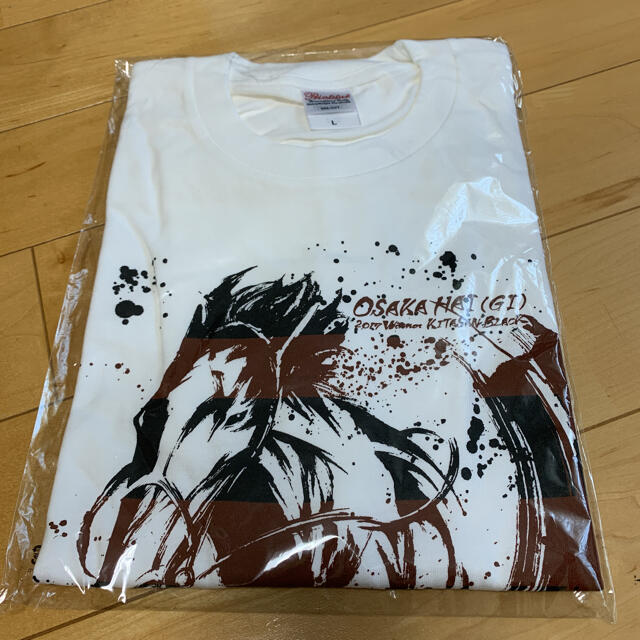 キタサンブラック　Tシャツ　白色　Lサイズ　競馬　新品