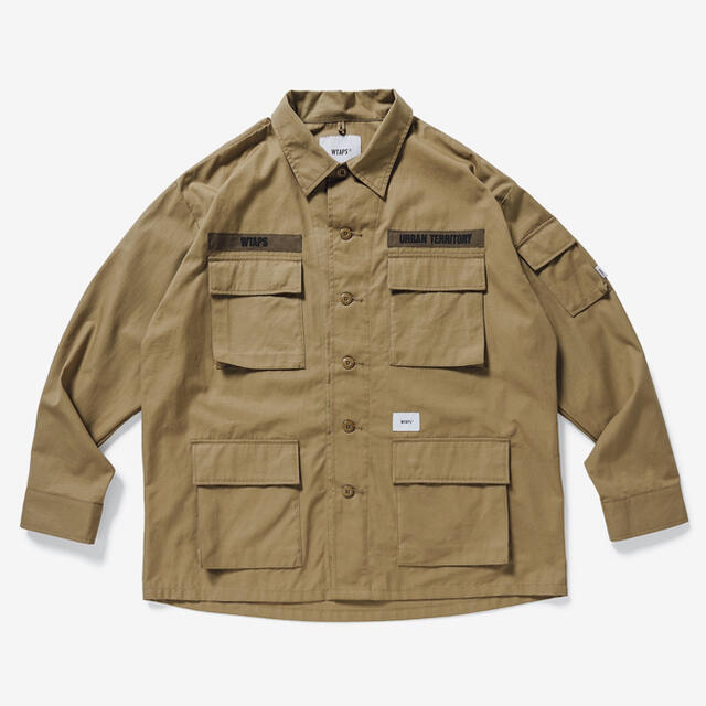 アイテム WTAPS 21SS JUNGLE 02 LS サイズS カラーBEIGE 新品 ...