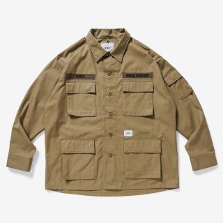 ダブルタップス(W)taps)のWTAPS 21SS JUNGLE 02 LS サイズS カラーBEIGE 新品(シャツ)