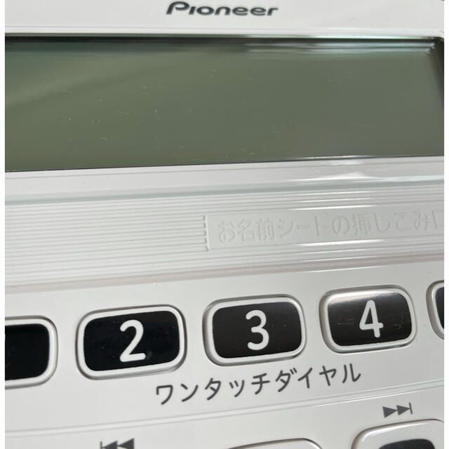 Pioneer(パイオニア)の【3月28日まで出品】pioneer 電話機　TF-SE16S(W) スマホ/家電/カメラの生活家電(その他)の商品写真