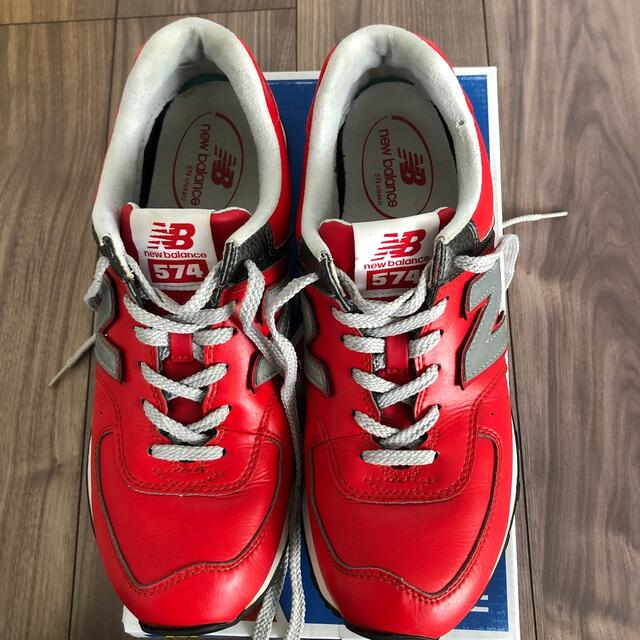 新品　newbalance ニューバランス574 スニーカー27㎝ レッド