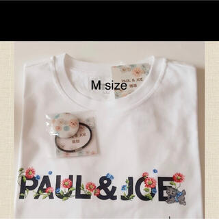 ポールアンドジョー(PAUL & JOE)のポール&ジョー　UNIQLO Tシャツ　Mサイズ　ホワイト　Paul &Joe(Tシャツ(半袖/袖なし))
