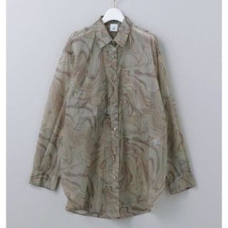 ビューティアンドユースユナイテッドアローズ(BEAUTY&YOUTH UNITED ARROWS)の＜6(ROKU)＞SUKE MARBLE PRINT SHIRT(シャツ/ブラウス(長袖/七分))