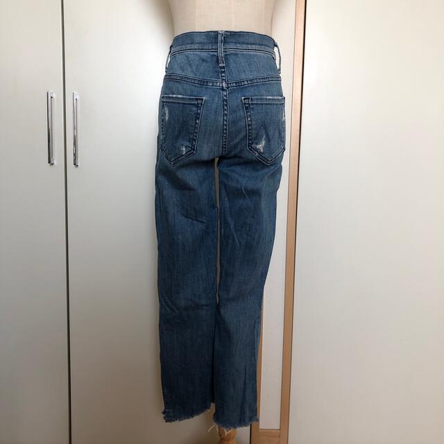 mother(マザー)のMOTHER INSIDER CROP STEP FRAY 25 レディースのパンツ(デニム/ジーンズ)の商品写真