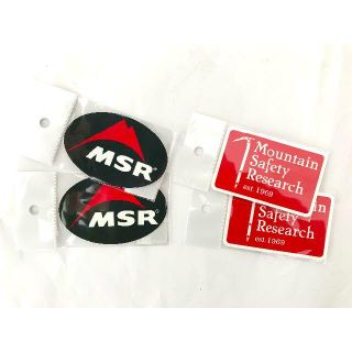 ロゴオーバルステッカー & ヘリテイジステッカー 各2枚セット　MSR(その他)