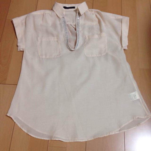 PAGEBOY(ページボーイ)のページボーイ☆スキッパーシャツ レディースのトップス(シャツ/ブラウス(半袖/袖なし))の商品写真