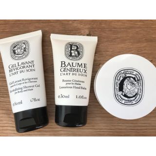 ディプティック(diptyque)の【未使用】diptyque シャワージェル/リッチクリーム/ハンドバーム(その他)