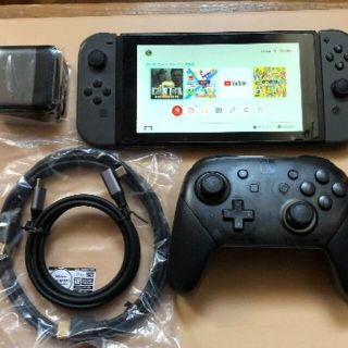 ニンテンドウ(任天堂)のNintendo Switch プロコン テレビ出力ACアダプタ(家庭用ゲーム機本体)