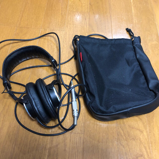 SONY MDR-CD900STモニターヘッドホン(パウチ,変換ジャック付