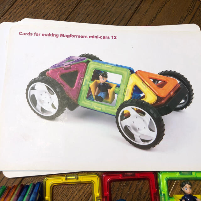 マグフォーマー　タイヤセット キッズ/ベビー/マタニティのおもちゃ(知育玩具)の商品写真
