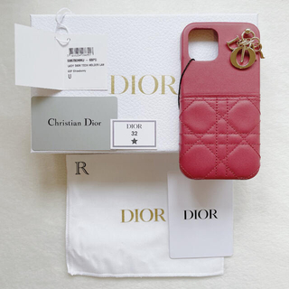激安正規 Dior iPhone12/12PRO ストロベリーピンク ケース - モバイル 