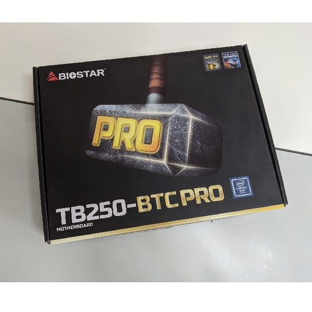 BIOSTAR TB250-BTC PRO マイニング 特注製作 スマホ/家電/カメラ | bca