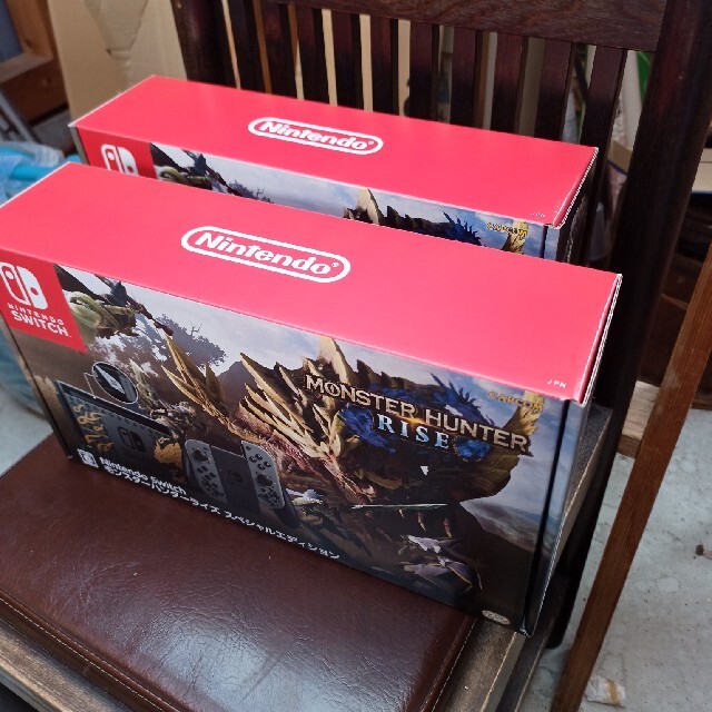 新品2台セット　モンスターハンターライズNINTENDO switch 本体