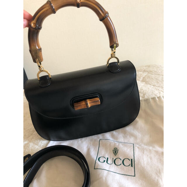 驚きの価格 Gucci - GUCCI グッチ バンブーバック 2 way ハンドバッグ