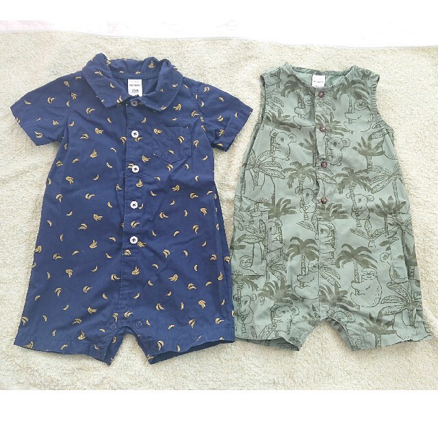 carter's(カーターズ)の【pan様専用】Carter's ロンパース ３枚セット １８ヶ月 キッズ/ベビー/マタニティのベビー服(~85cm)(ロンパース)の商品写真