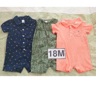 カーターズ(carter's)の【pan様専用】Carter's ロンパース ３枚セット １８ヶ月(ロンパース)