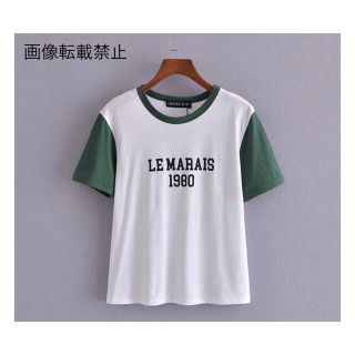 ザラ(ZARA)の🌼春新作💐3889◆ロゴ 半袖 Tシャツ(Tシャツ(半袖/袖なし))