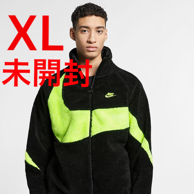 nike フルジップ スウッシュ ジャケット ボアジャケット XL