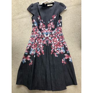 O Maglie per エフデ レース ワンピース デニム 花柄 レース