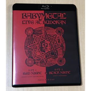 ベビーメタル(BABYMETAL)のBlu-ray「LIVE　AT　BUDOKAN～RED　NIGHT　＆　BLAC(ミュージック)