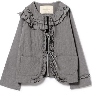 BEAMS BOY - TORI-TO × BEAMS BOY リボン ノーカラー シャツ