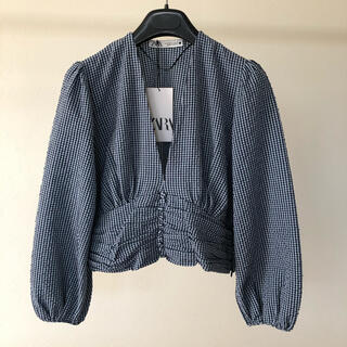 ザラ(ZARA)のzara ブラウス(シャツ/ブラウス(長袖/七分))