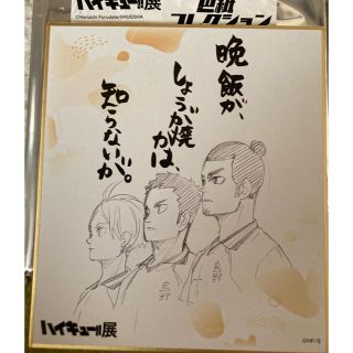 シュウエイシャ(集英社)のハイキュー!!展　色紙　コレクション　烏野　3年(その他)