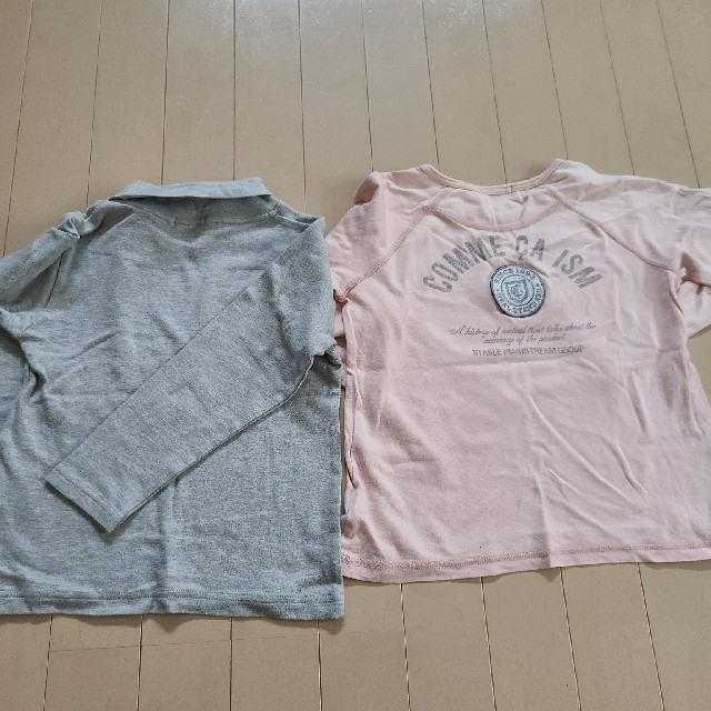 COMME CA ISM(コムサイズム)のロンT２枚セット　110サイズ　120サイズ　ロングTシャツ２枚組　コムサ含 キッズ/ベビー/マタニティのキッズ服男の子用(90cm~)(Tシャツ/カットソー)の商品写真