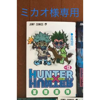 ハンター(HUNTER)のHUNTER×HUNTER 13巻(少年漫画)