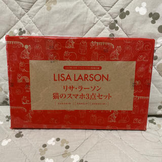 リサラーソン(Lisa Larson)の♡GLOW 付録1月リサ・ラーソン猫のスマホ3点セット♡(その他)