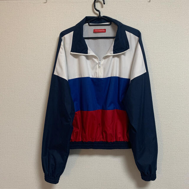 gosha rubchinsky 16ss half zip nylon jkt