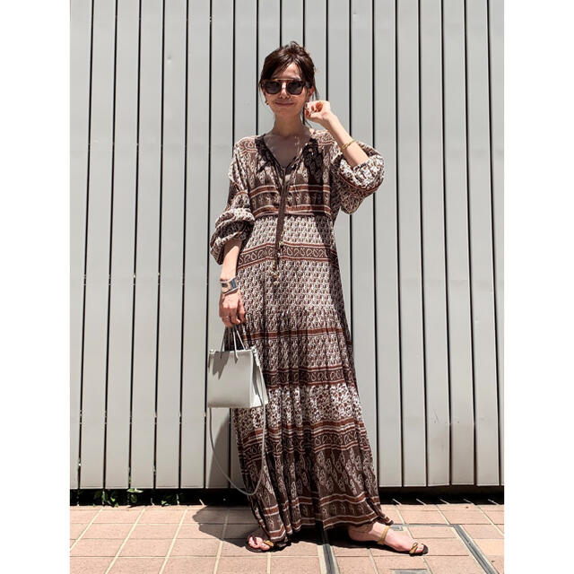 アパルトモン　BLUE BOHEME Printed Long Dress