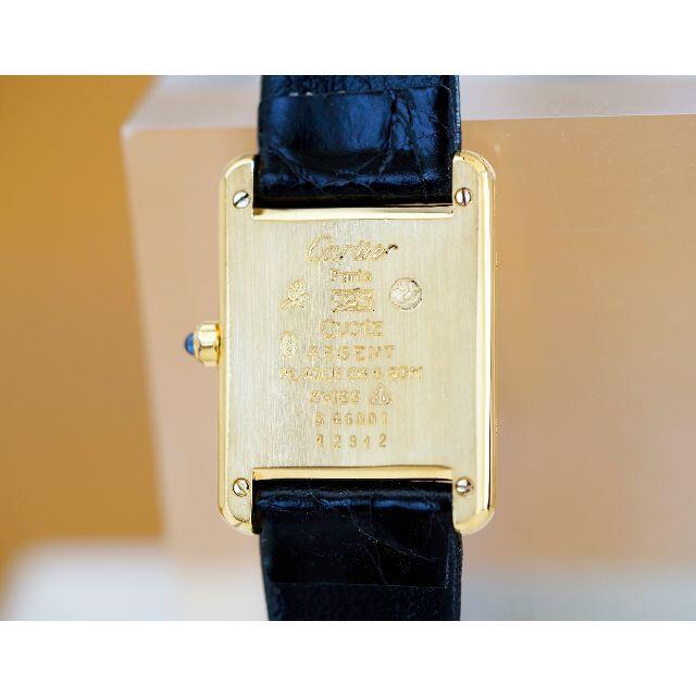 Cartier(カルティエ)の美品 カルティエ マスト タンク グレー ローマン SM Cartier  レディースのファッション小物(腕時計)の商品写真