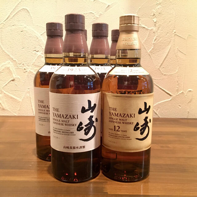 山崎12年 700ml 1本、山崎NA 700ml 5本-