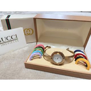 Gucci - GUCCI 腕時計 外箱・証明書あり グッチ チェンジベゼルの通販