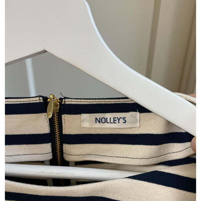 NOLLEY'S(ノーリーズ)のボーダー　ワンピース レディースのワンピース(ひざ丈ワンピース)の商品写真