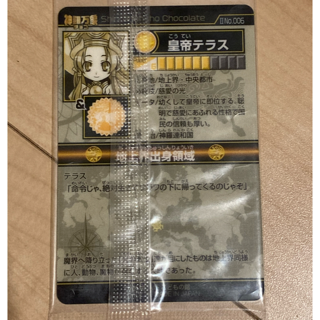 森羅万象チョコ　カード　美品