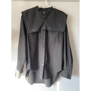 ビューティアンドユースユナイテッドアローズ(BEAUTY&YOUTH UNITED ARROWS)のお値下げ【6(ROKU)】COTTON SAILOR COLLAR BLOUSE(シャツ/ブラウス(長袖/七分))