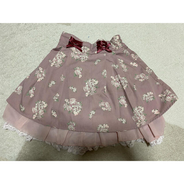 axes femme(アクシーズファム)のaxes キッズ　女の子　スカート　105-115 キッズ/ベビー/マタニティのキッズ服女の子用(90cm~)(スカート)の商品写真