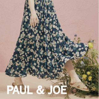 ユニクロ(UNIQLO)のお値下げ！ユニクロ　PAUL＆JOE  ティアードワンピース　S(ロングワンピース/マキシワンピース)