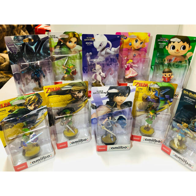 任天堂 - アミーボ　amiibo 各種キャラクター　10体セット