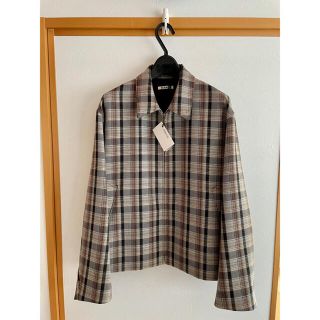 ワンエルディーケーセレクト(1LDK SELECT)のAURALEE DOUBLE FACE CHECK ZIP BLOUSON(ブルゾン)