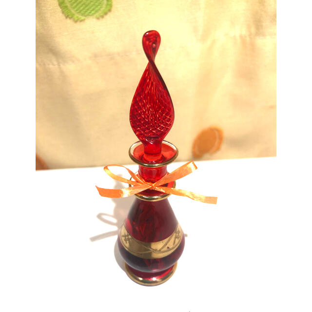 Francfranc(フランフラン)のエジプシャングラス、エジプト香水瓶のハーバリウム　手芸コスメメイクハンドメイド ハンドメイドのフラワー/ガーデン(ドライフラワー)の商品写真