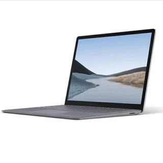 マイクロソフト(Microsoft)のSurface Laptop 3 13.5インチ V4C-00018 プラチナ(ノートPC)