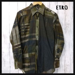 エトロ(ETRO)のETRO MIRANO 総柄 長袖 シャツ エトロ デザイン ドレス(シャツ)