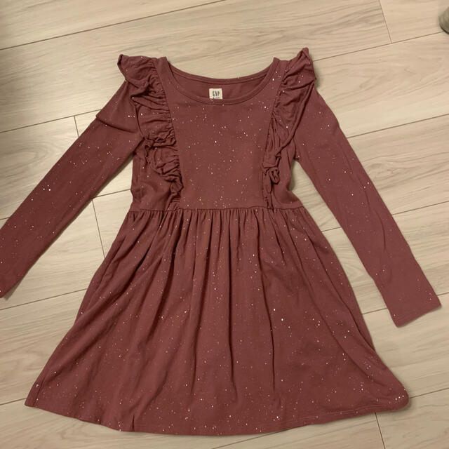 GAP Kids(ギャップキッズ)の美品　ギャップキッズ　春ワンピース　120 キッズ/ベビー/マタニティのキッズ服女の子用(90cm~)(ワンピース)の商品写真