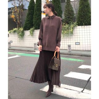 アメリヴィンテージ(Ameri VINTAGE)のAmeri vintage VEST WITH PLEATS DRESS(ロングワンピース/マキシワンピース)