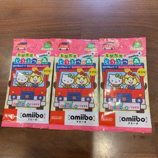 ニンテンドウ(任天堂)の♡amiibo とびだせ動物の森　サンリオ♡(カード)